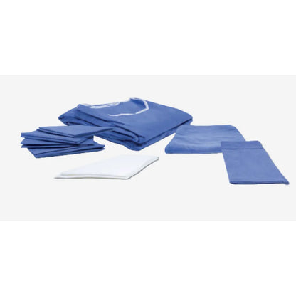 Bulto De Cirugia Paq/para Parto Basico Esteril Usoquirurgico Azul Unitalla