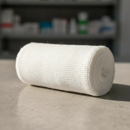 12 Vendas Elasticas De 7.5cm X 5 Mts Quirmex Calidad Premium Blanco
