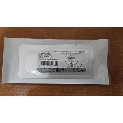 Atramat Sutura Pdx  Pds Polidioxanona 0 Redonda 26mm Violeta