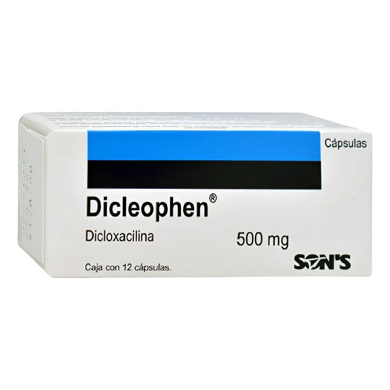 Dicloxacilina 500 Mg Dicleophen Caja Con 12 Cápsulas