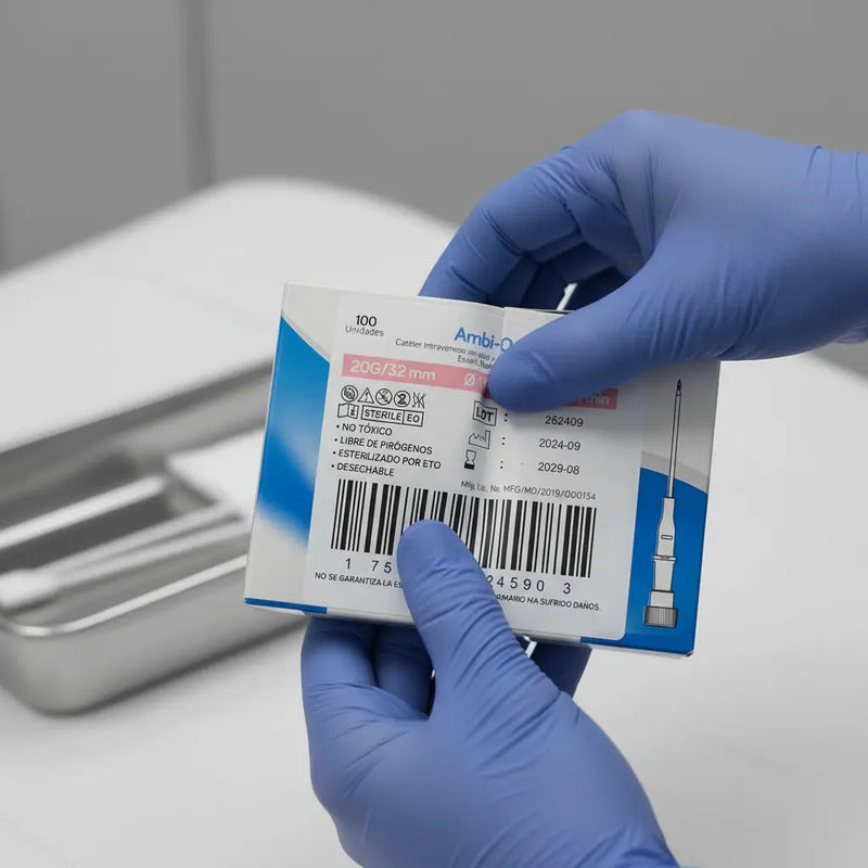Catéter Intravenoso 20g/32mm Ambiderm 100pz