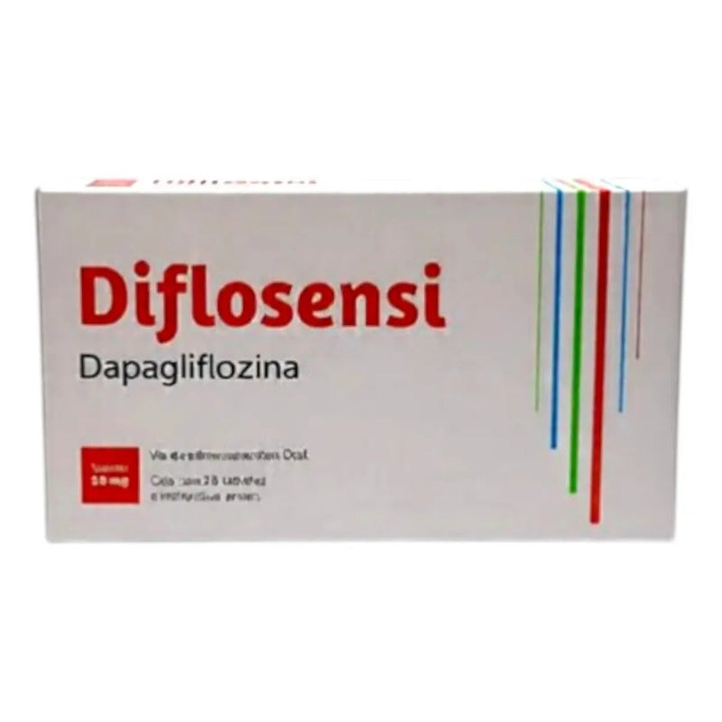 Diflosensi Dapagliflozina 10mg 28 Tabletas