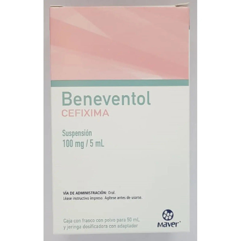 Beneventol Suspensión Oral 100 Mg/5 Ml, 1 Frasco 50 Ml + Jeringa Dosificadora