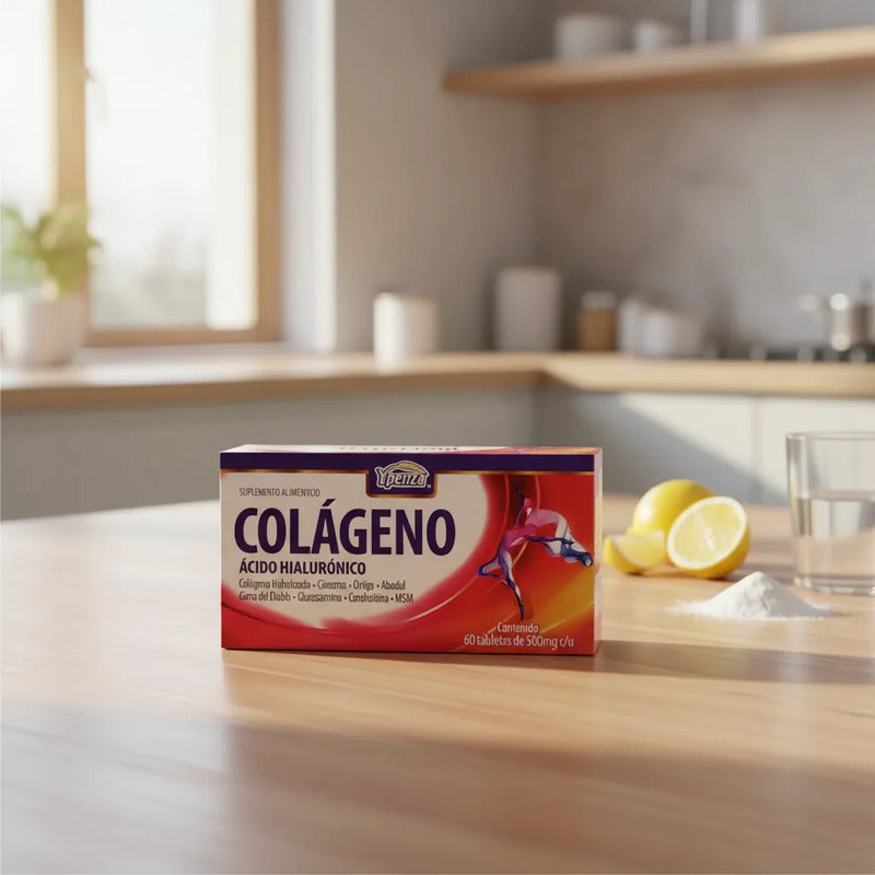Colageno Y Acido Hialuronico Con Ortiga 60 Tabletas Sabor Sin Sabor