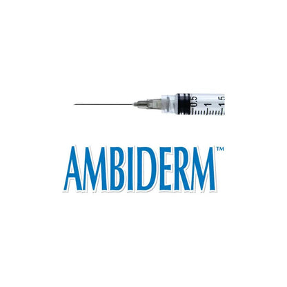 Jeringa Desechable Estéril 3ml Ambiderm Caja C/100 Capacidad En Volumen 3 Ml