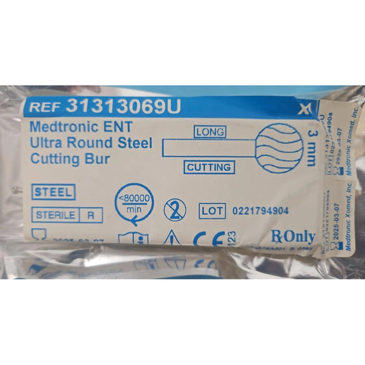 Fresa Para Cirugua De Oido Tipos A Elegir Para Resterilizar Cortante 3mm X 7.5cm