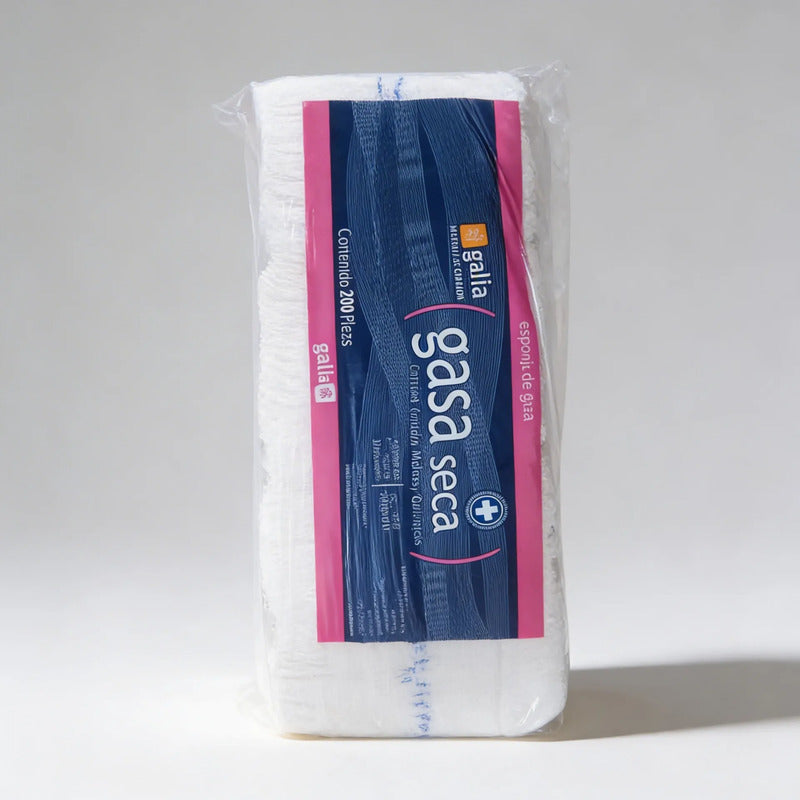 Gasa 10x10 Cm. Rx Con Trama No Estéril Para Cirugia Blanco