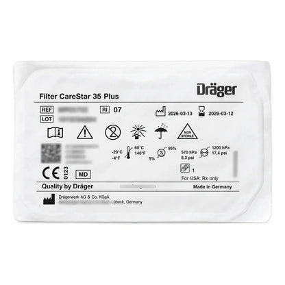Filtro Respiratorio Dräger Carestar 35 Plus Anestesia
